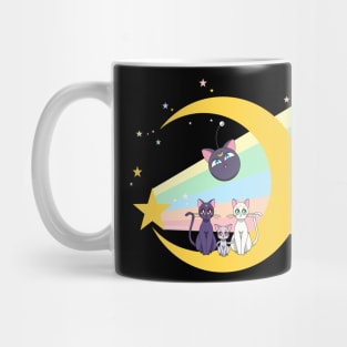 Moon Kitty Cats Mug